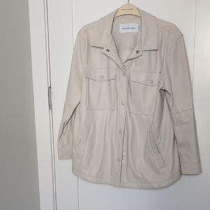Calvin Klein Jeans Cream Utility Jacket